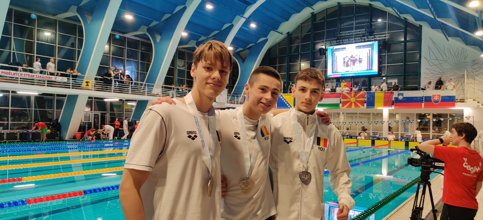 Sportivul Aqua Sport - Razvan Petrea - a debutat alaturi de Lotul National la Concursul Tarilor Central Europene
