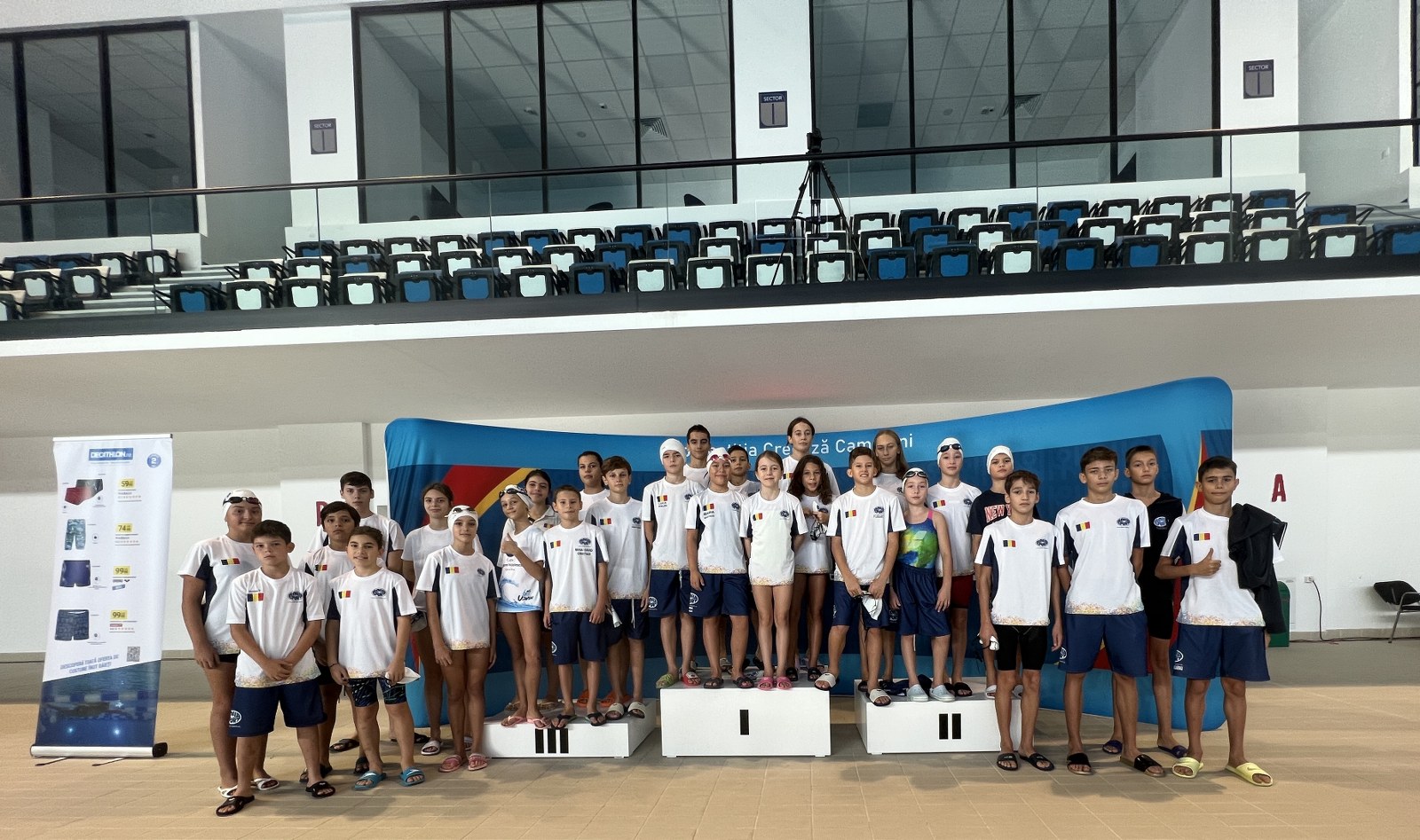 76 de medalii si locul 2 la nivel de cluburi pentru sportivii Aqua Sport la concursul Cupa Toamnei 2023 Lpin