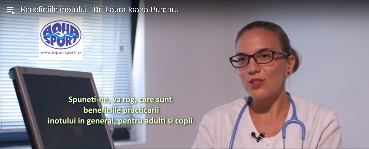 Copiii nu racesc daca practica inotul iarna -  Dr  Laura Ioana Purcaru
